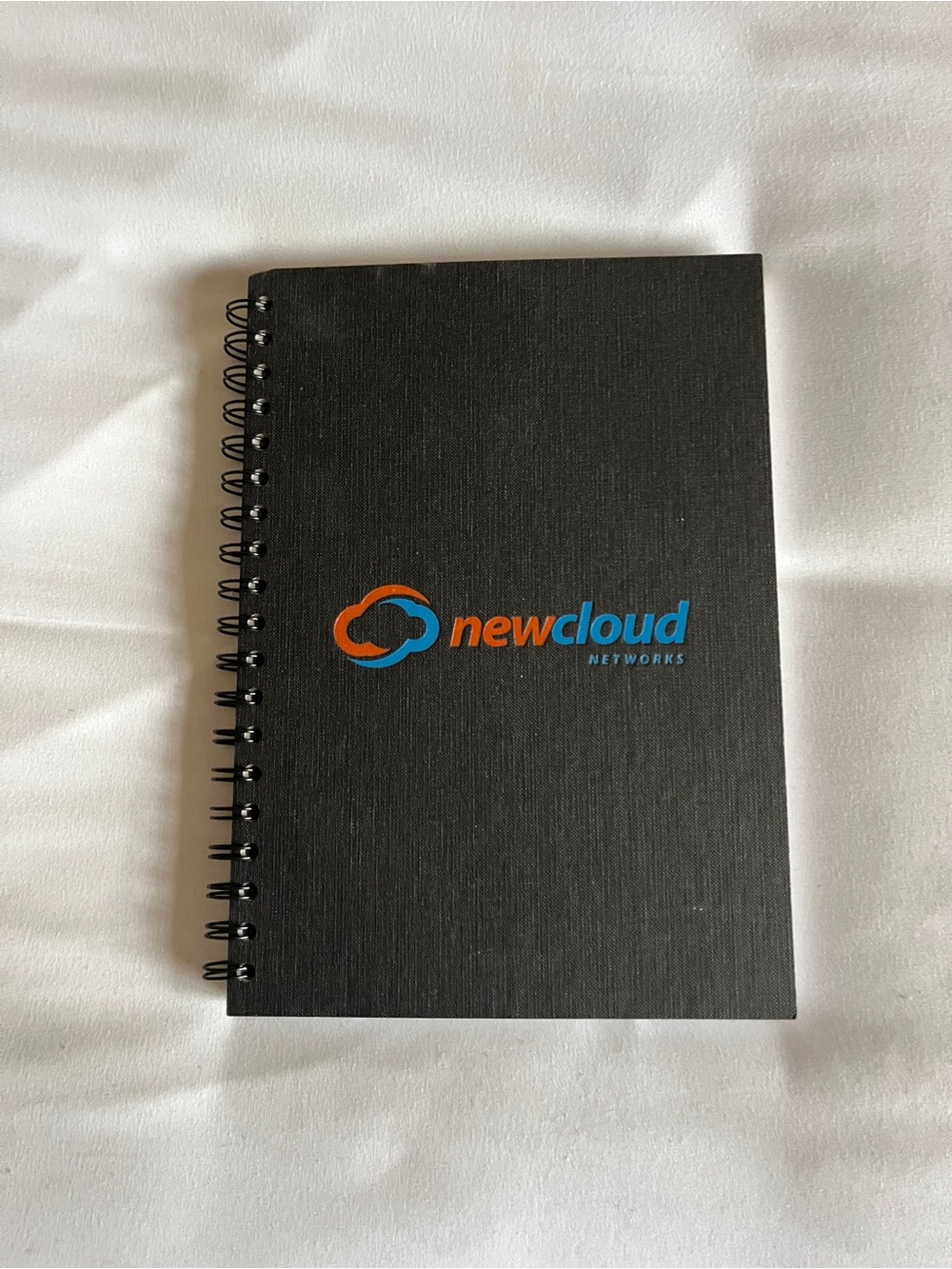 New Cloud Networks Black Wirebound Lined Notebook Planner 8.5x5.5"